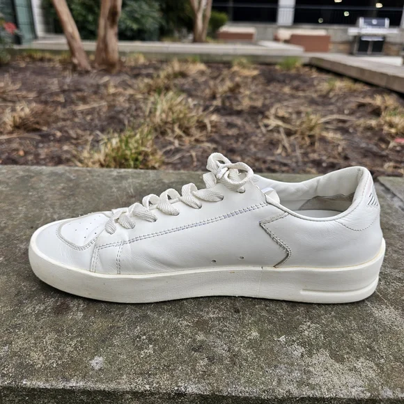 Golden Goose Stardan‎ Sneakers White Leather EU 39 US 9 GGDB Athletic Luxury ~ - Picture 6 of 10